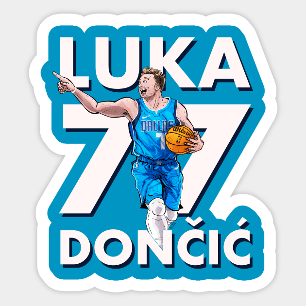 Luka Doncic Sticker by WD_art